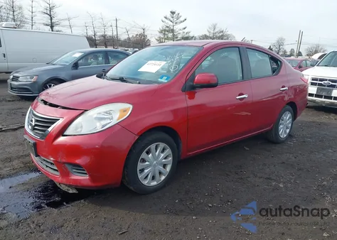 2012 Nissan Versa 1.6 Sv z USA, uszkodzony, nr VIN 3N1CN7AP4CL933669